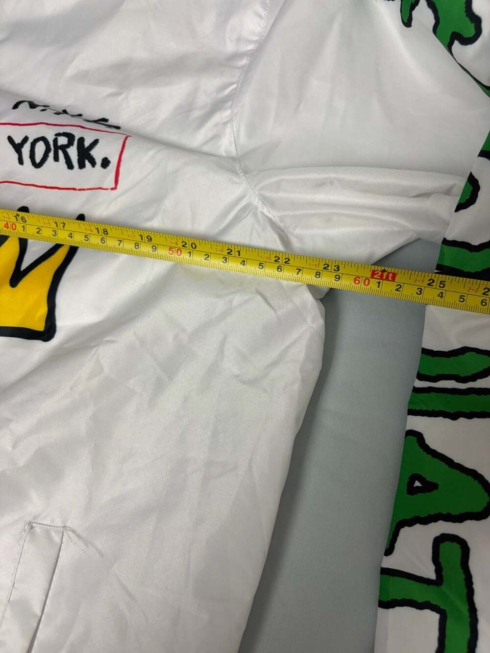 Jean-Michel Basquiat x Members Only NYC Empire Windbreaker Bomber Jacket Men's L - Picture 3 of 10